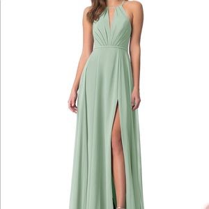 Azazie Evalleen dress in AGAVE size 2